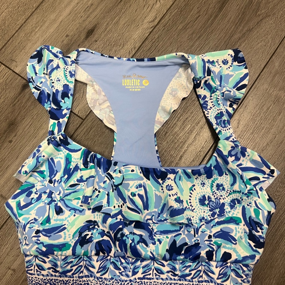 Lilly Pulitzer floral sports bra